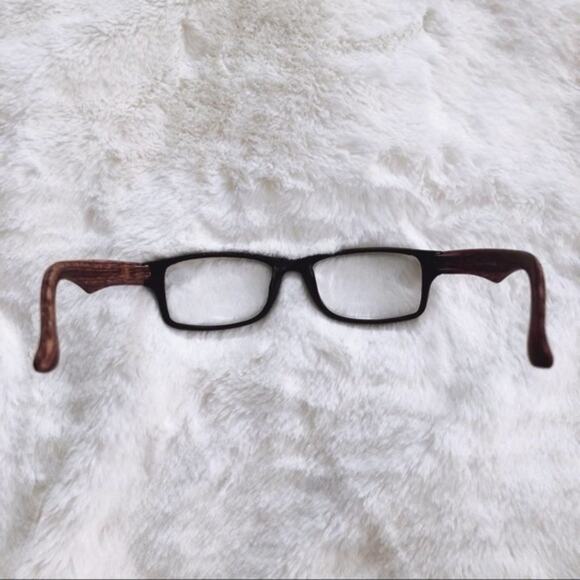 Hugo Light Wood Black Reading Glasses - Picture 2 of 9